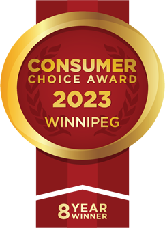 Consumers Choice Winnipeg 8 time Award Winner